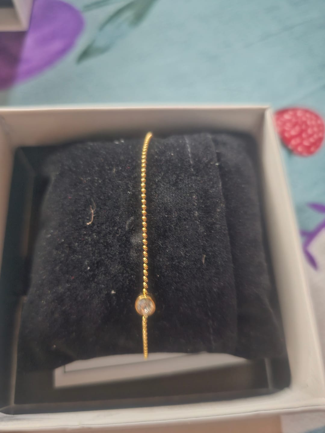 Customer photo review of Solitary Spark Bracelet
