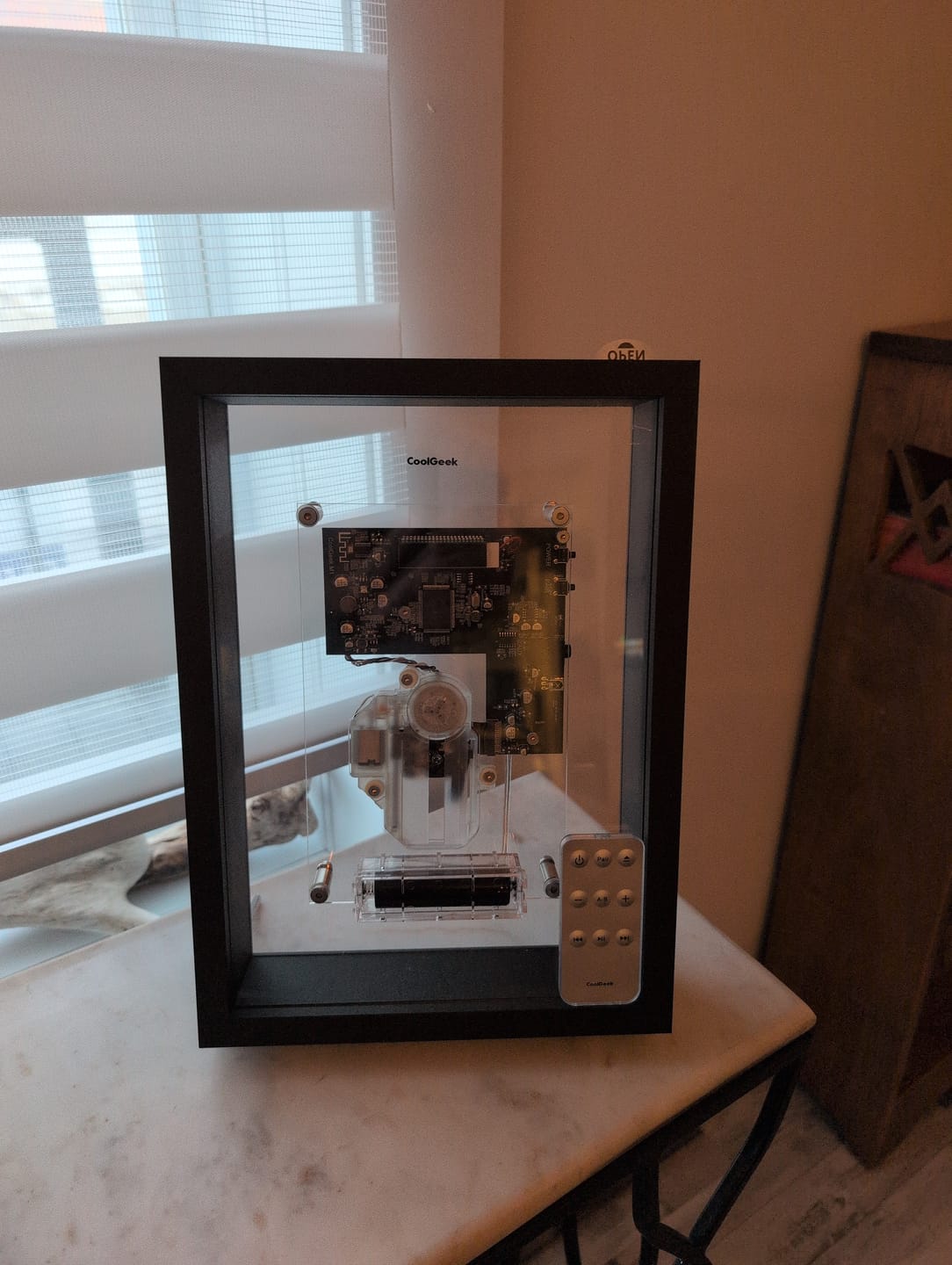 Customer photo review of M1 Music Frame CD Player