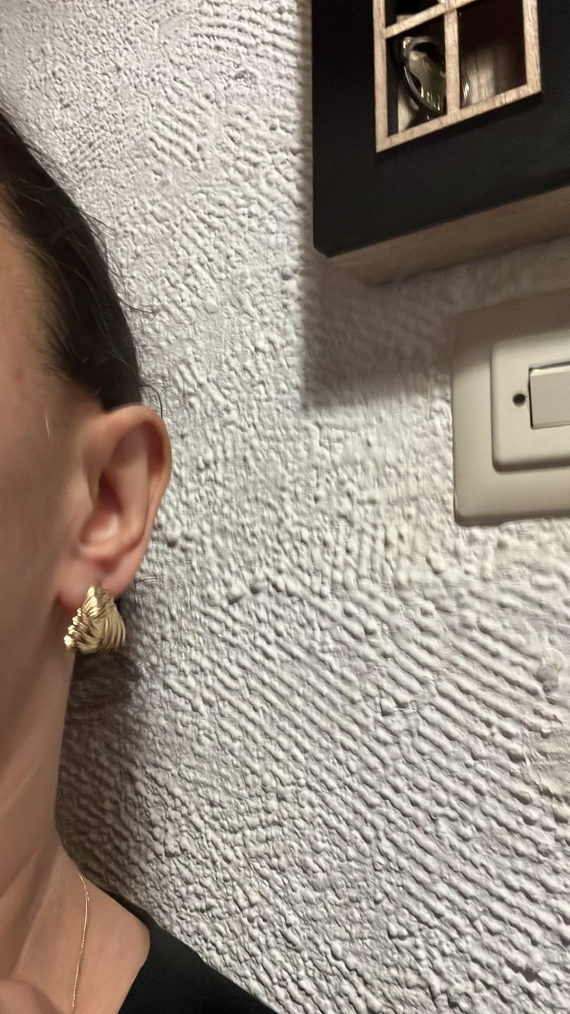Customer photo review of Lisa Earrings