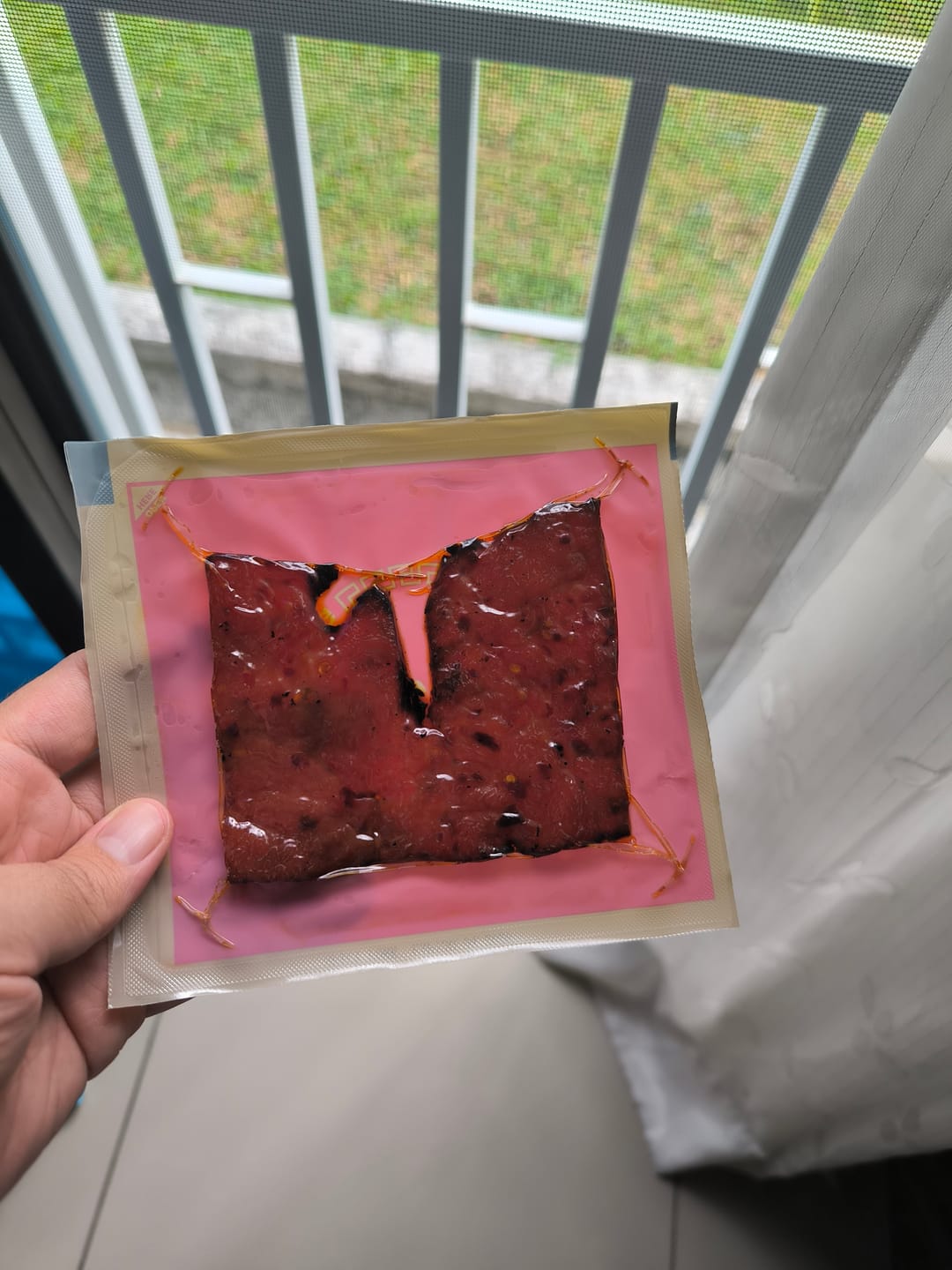 Customer photo review of BBQ Spicy Pork Dried Meat Bakkwa