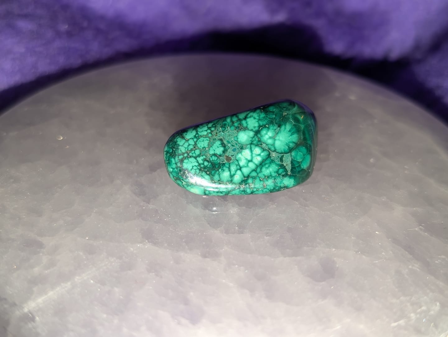 Customer photo review of Malachite - Tumblestone