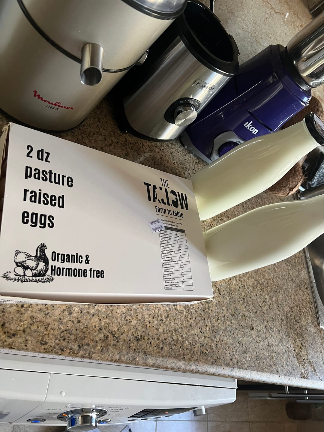 Customer photo review of Pasture raised Eggs 24pcs