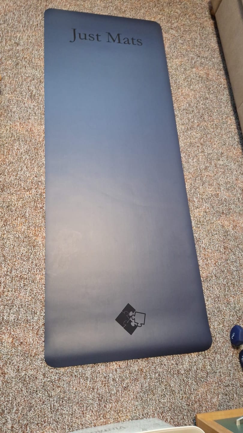 Customer photo review of Yogamatte - PUREFLOW PRO | Naturkautschuk & PU-Leder | 4,5 mm