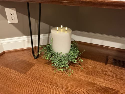 Customer photo review of Whisperleaf Candle Ring | 12"