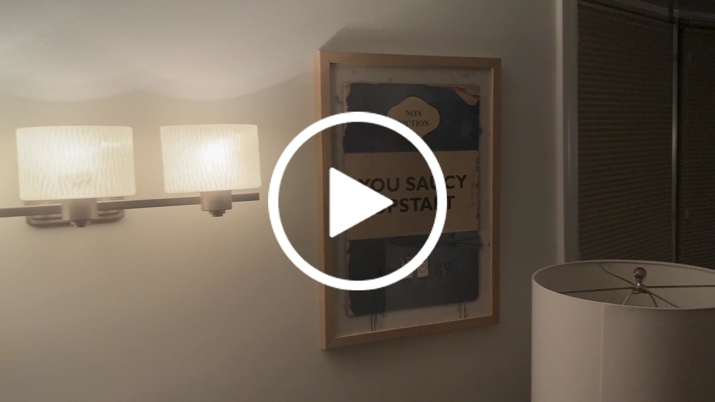 Customer video review of Personalised Book Cover Art Print (Dark Blue)