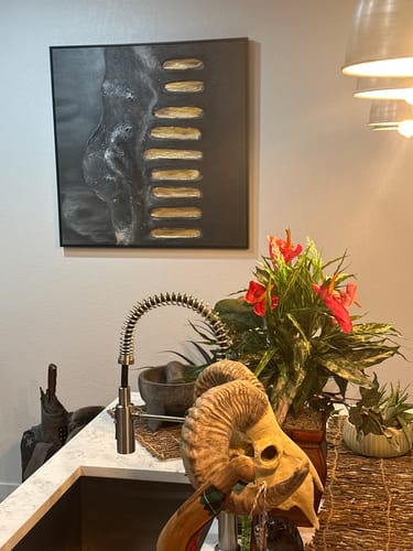 Customer photo review of Wabi Sabi Wall Art #TX596