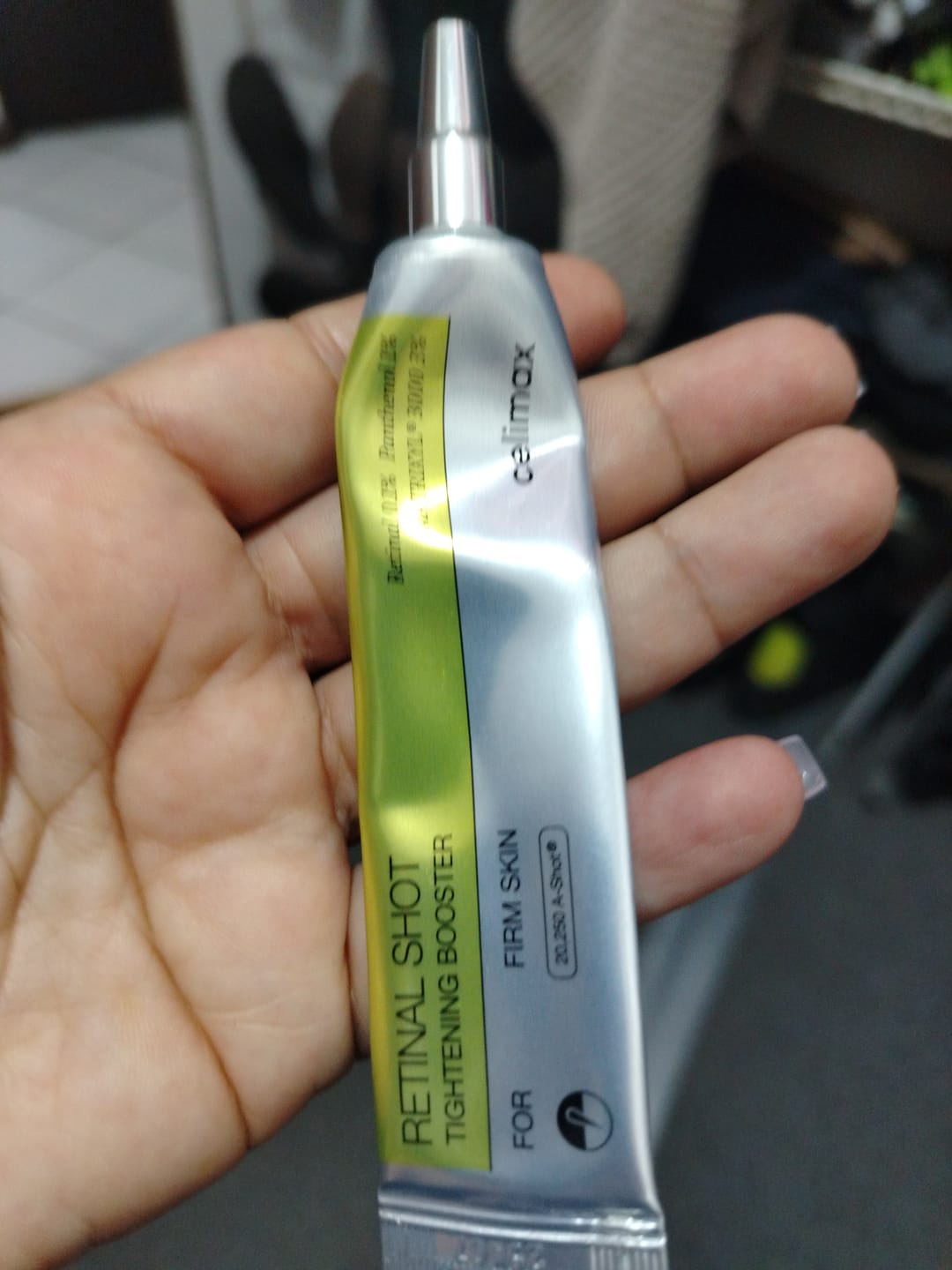 Customer photo review of Retinal Shot Tightening Booster
