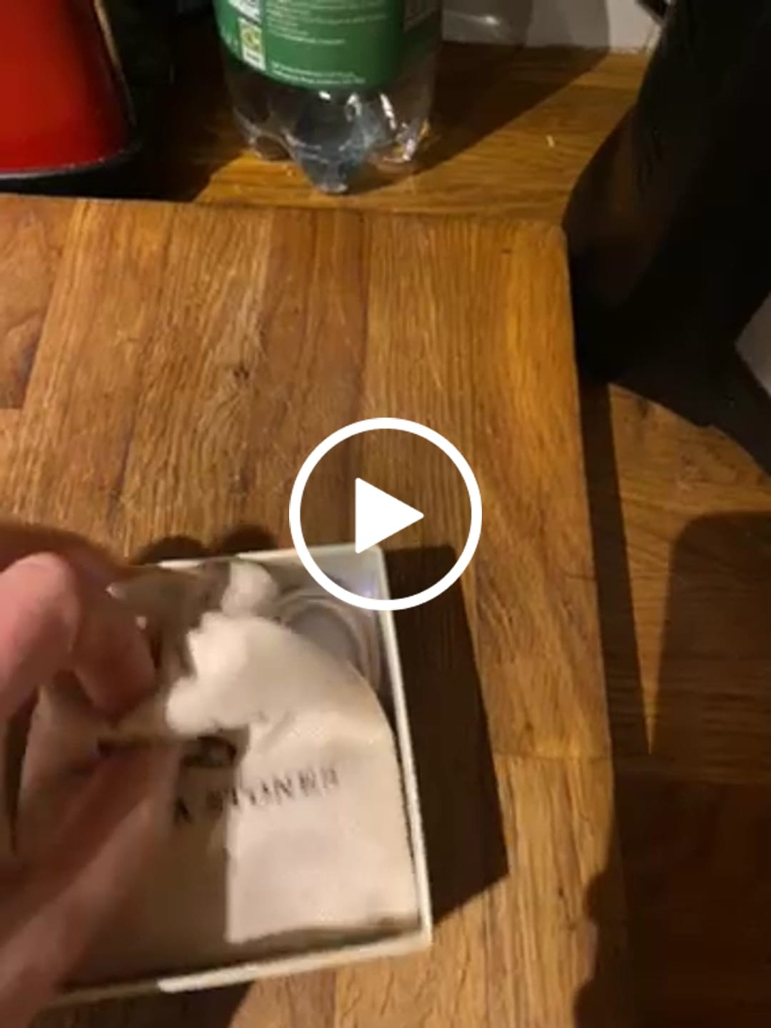 Customer video review of Buddha Stones Natural Emperor Stone Geometric Crystal Anti-Stress Earrings