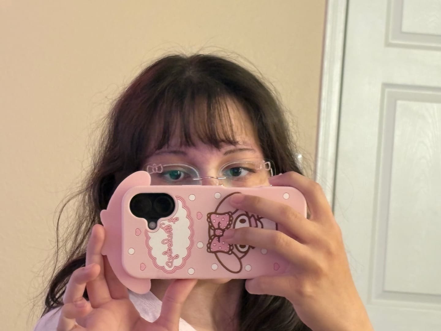 Customer photo review of Kitty Eyeglasses