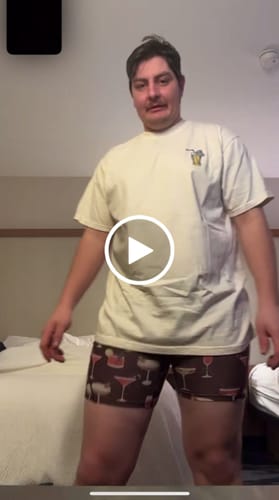 Customer video review of Beer League Hockey T-Shirt