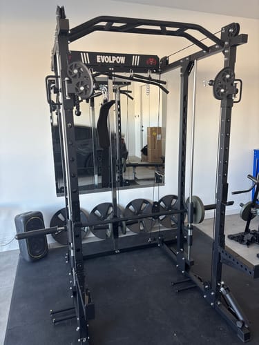 Customer photo review of EVOLPOW M2D Brute All-in-One Smith Machine Home Gym