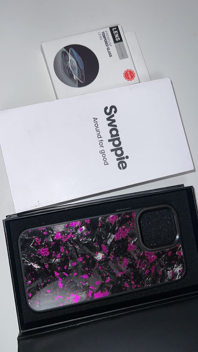 Customer photo review of iPhone Forged Carbon Fiber Phone Case - MagSafe