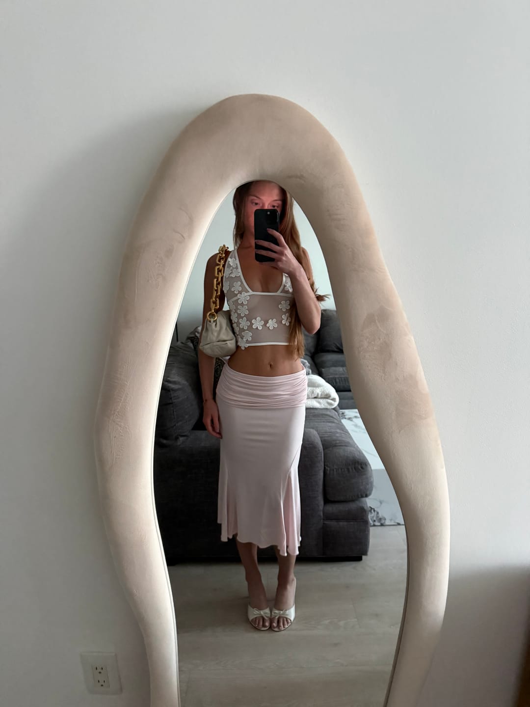 Customer photo review of Marcia Top - White