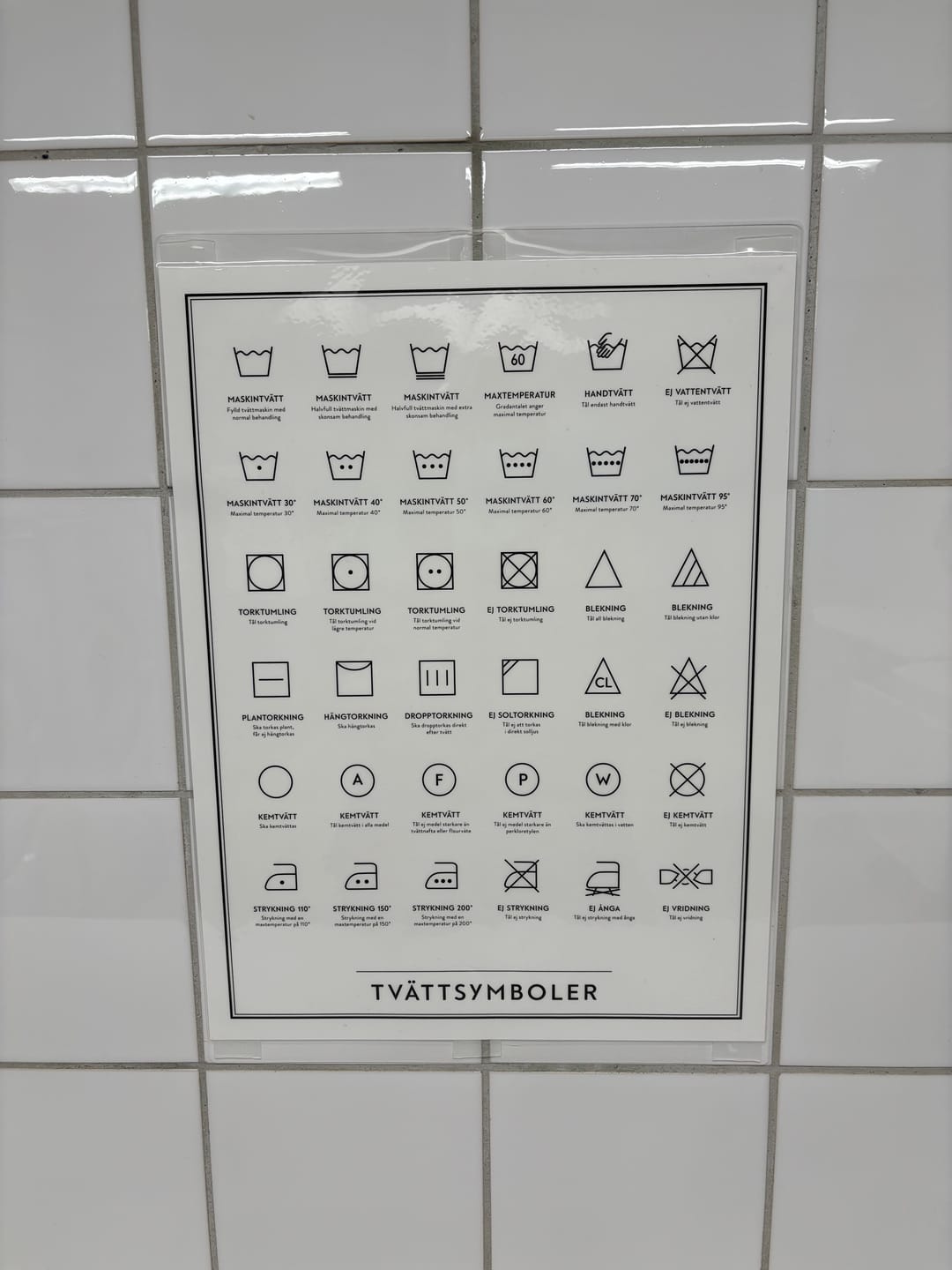 Customer photo review of Tvättsymboler