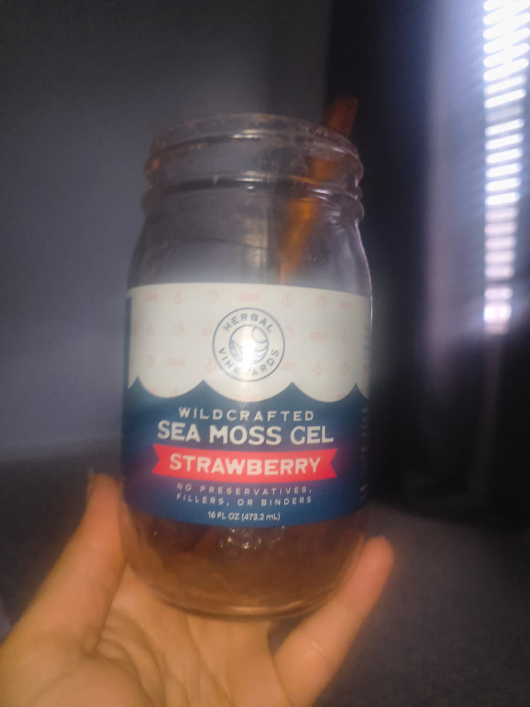 Customer photo review of EXCLUSIVE STRAWBERRY SEA MOSS GEL
