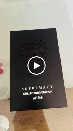 Reseña con vídeo de un cliente sobre Perfume Afnan Supremacy Collector´s Edition 100ml EDP