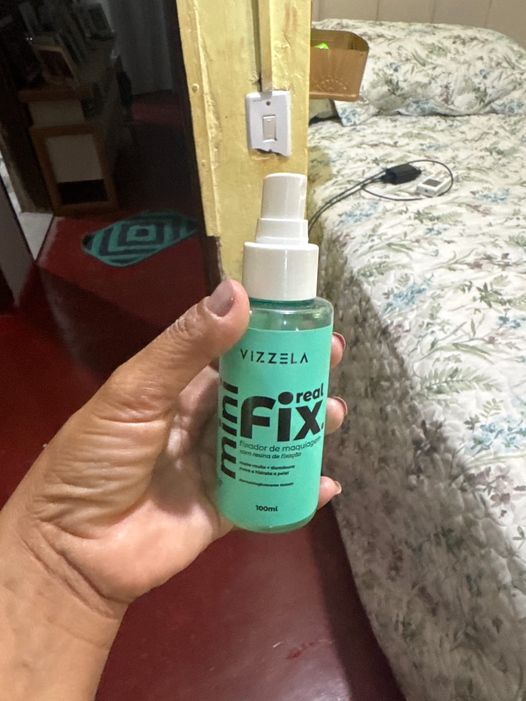 Customer photo review of Mini Fixador De Maquiagem Real Fix