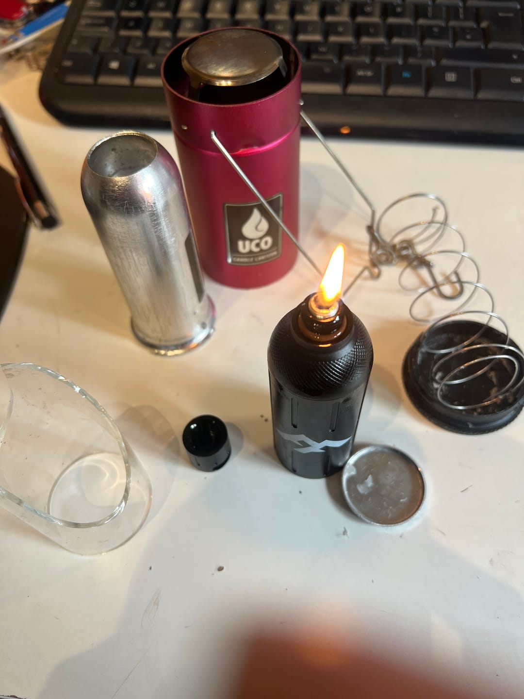 Customer photo review of Oil Inserts for Use with UCO Original Lanterns