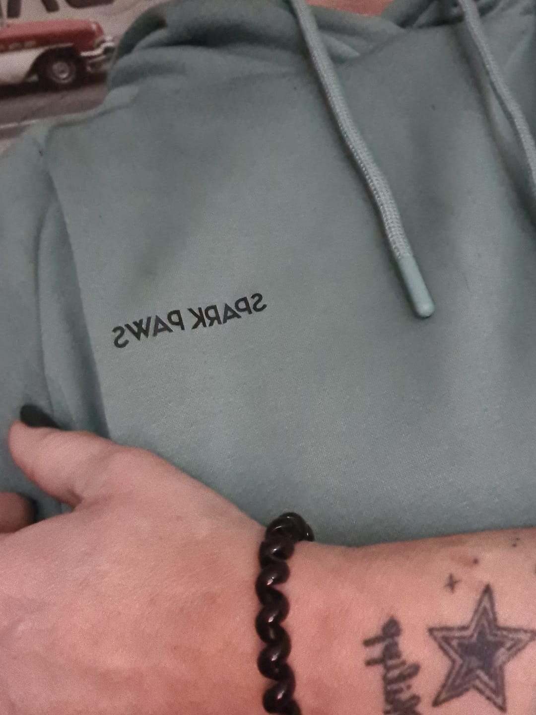 Customer photo review of Essential Human Hoodies