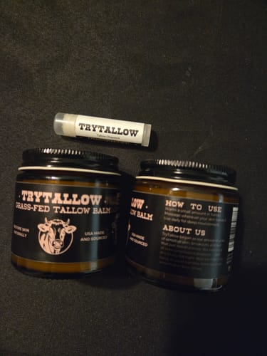 Customer photo review of TryTallow™ Grass-Fed Tallow Balm (4oz)