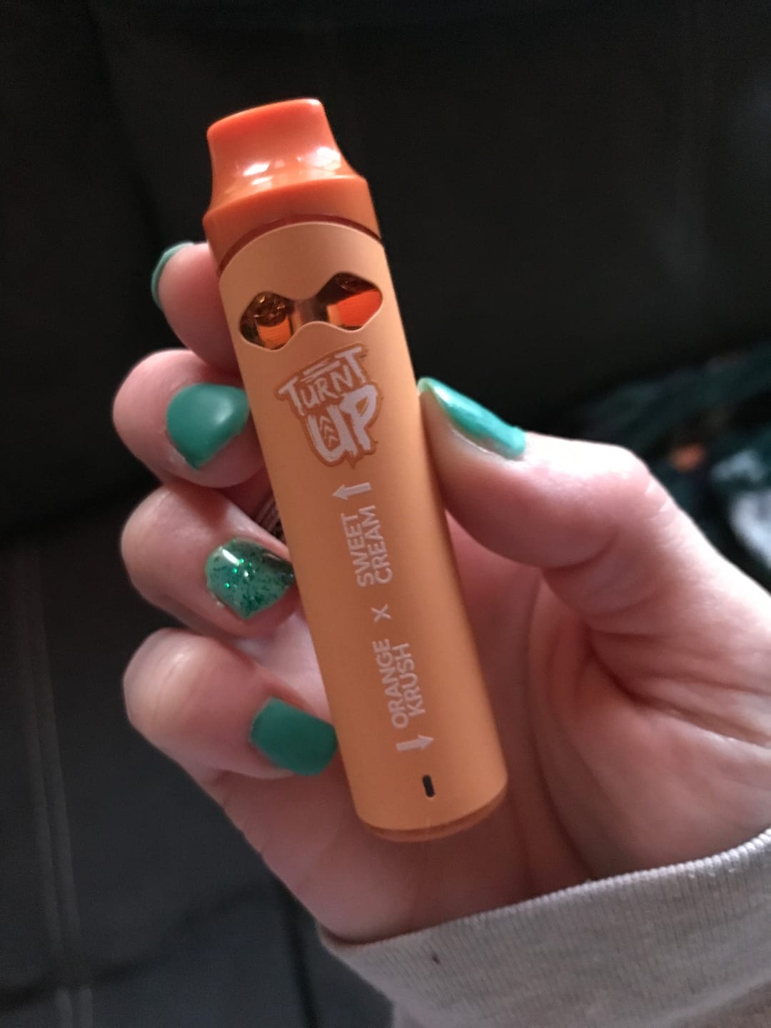 Customer photo review of 2g Dual Flavor Disposable - Orange Krush x Sweet Cream