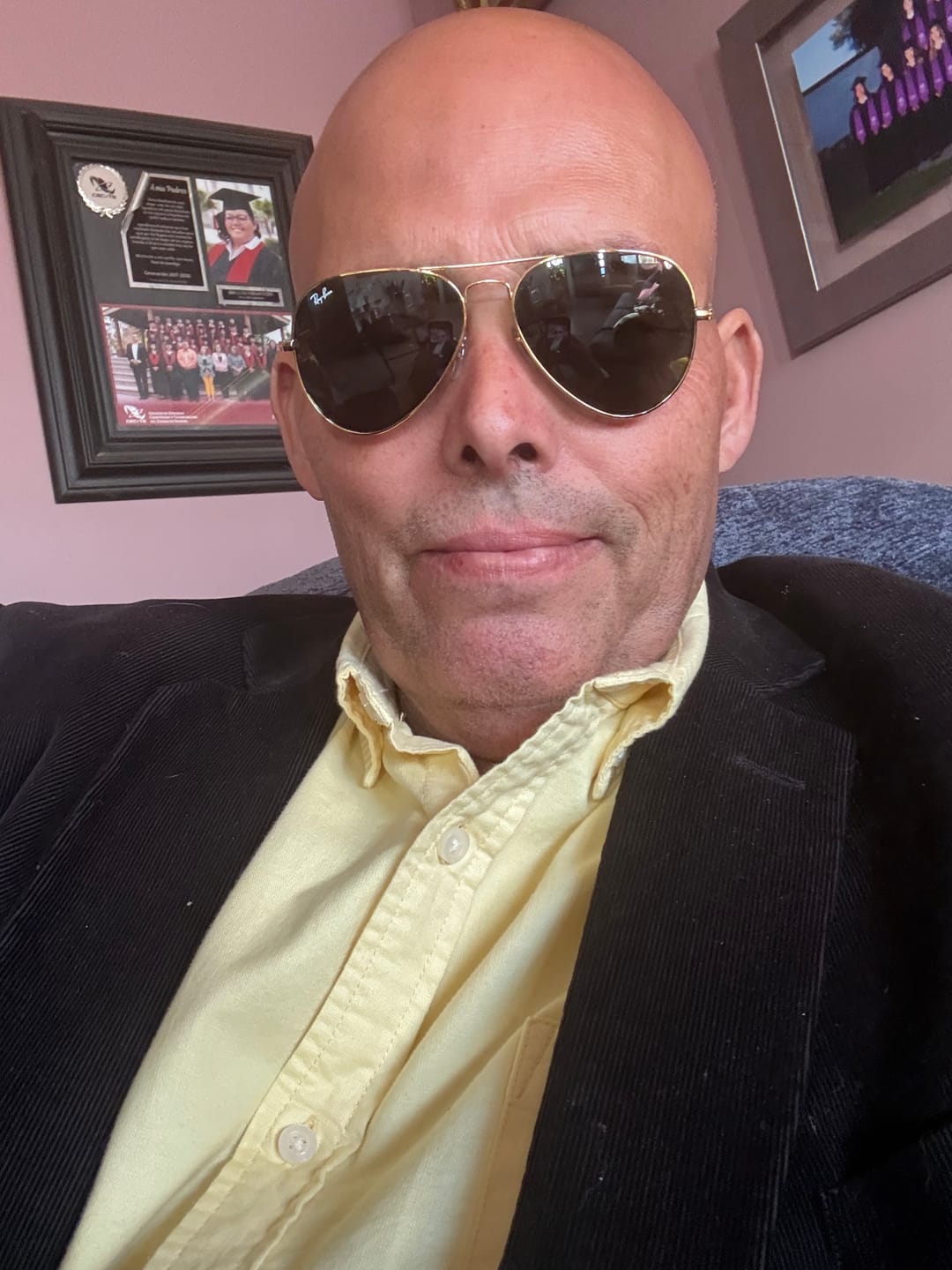 Customer photo review of Lentes De Sol Rb Piloto Aviado Rb3025n L0205 Dorado Verde