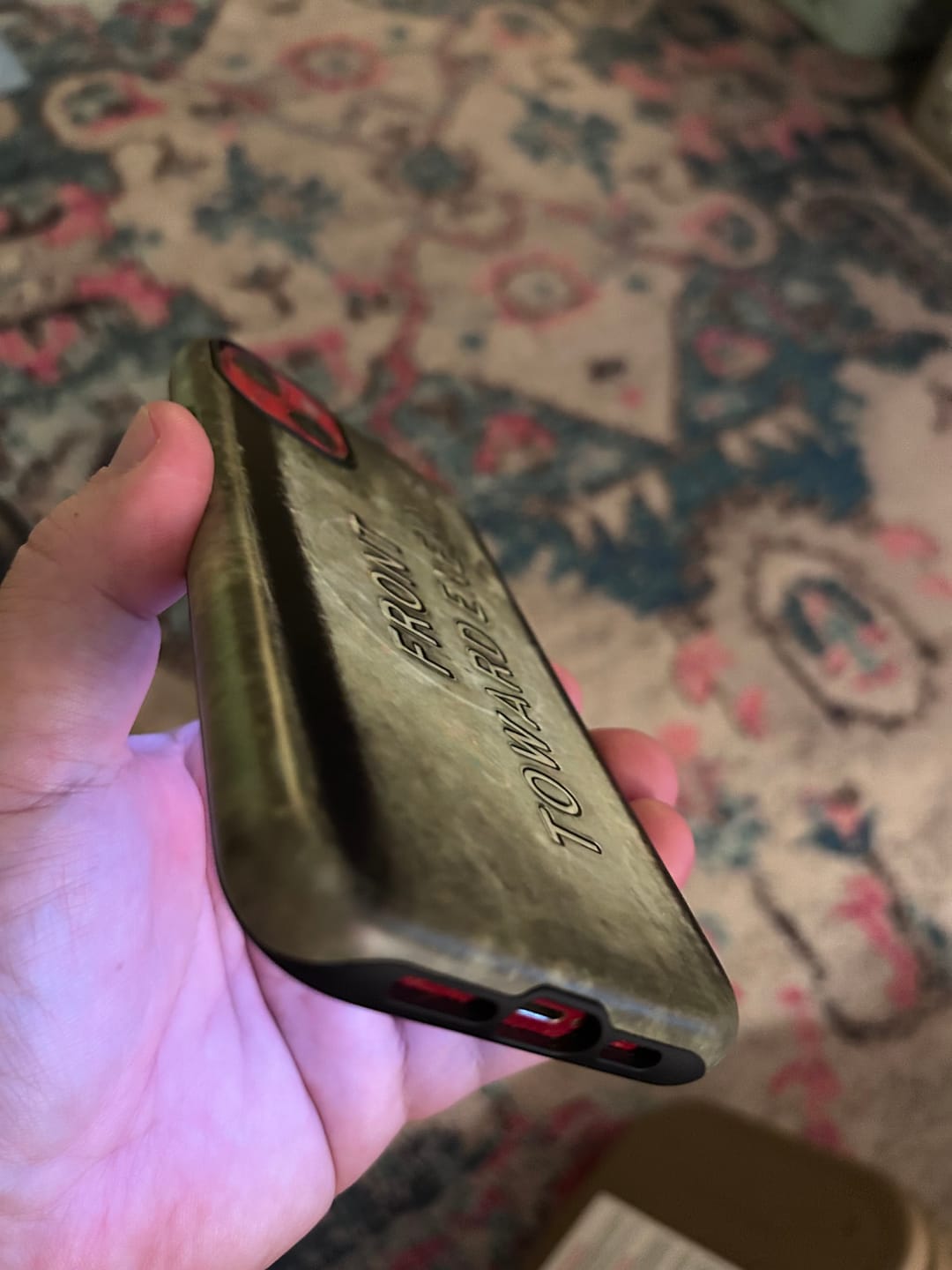 Customer photo review of M18A1 Claymore Gen 3 (Classic) Tough Magnetic iPhone Case