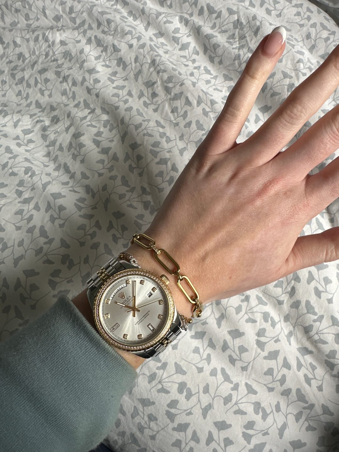 Customer photo review of Pre-order: Elevated Link Bracelet - Gold