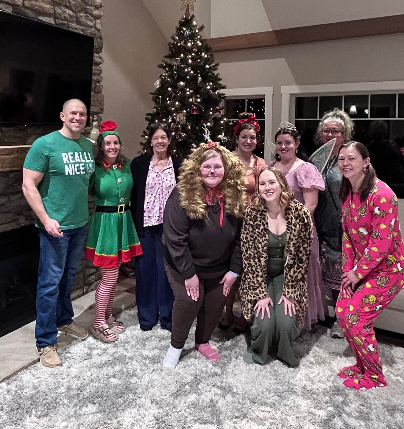 Customer photo review of Christmas Murder Mystery Host Your Own Dinner Party Game Kit