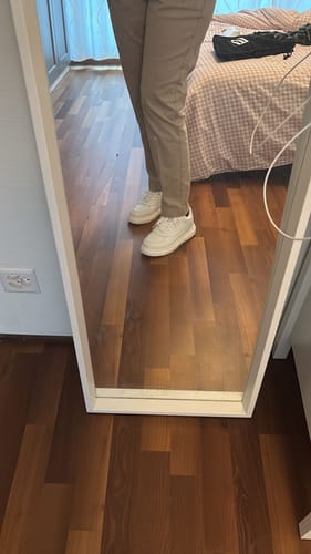 Customer photo review of ELEVATESHOES WHITE CLASSY