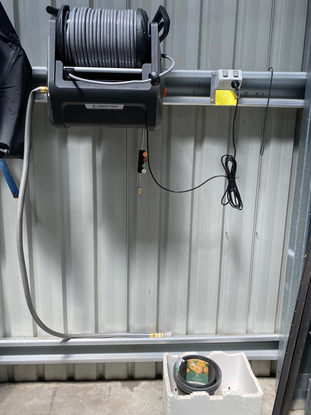 Customer photo review of Grandfalls Retractable Pressure Washer Plus
