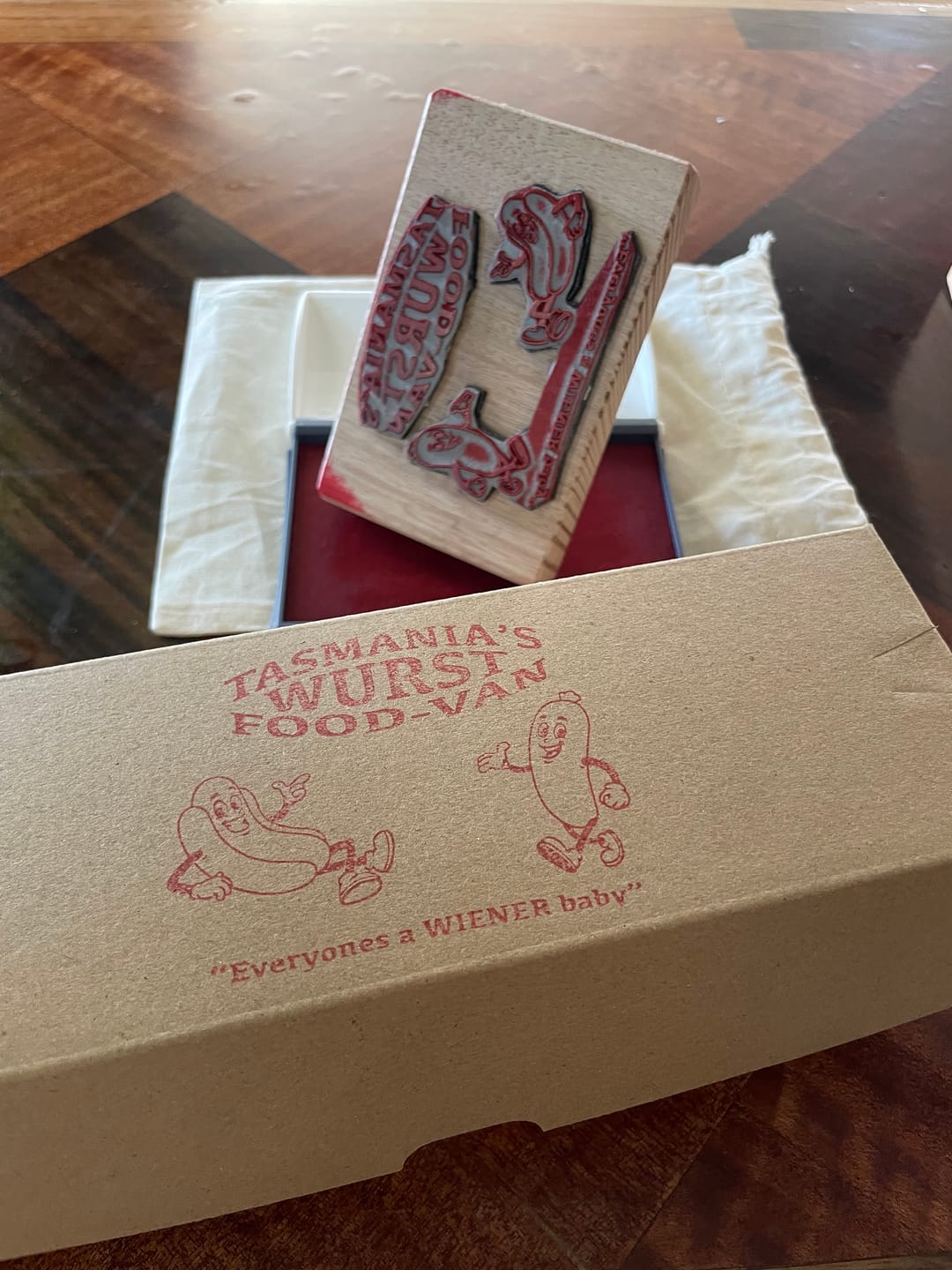 Customer photo review of Custom Rubber Stamp