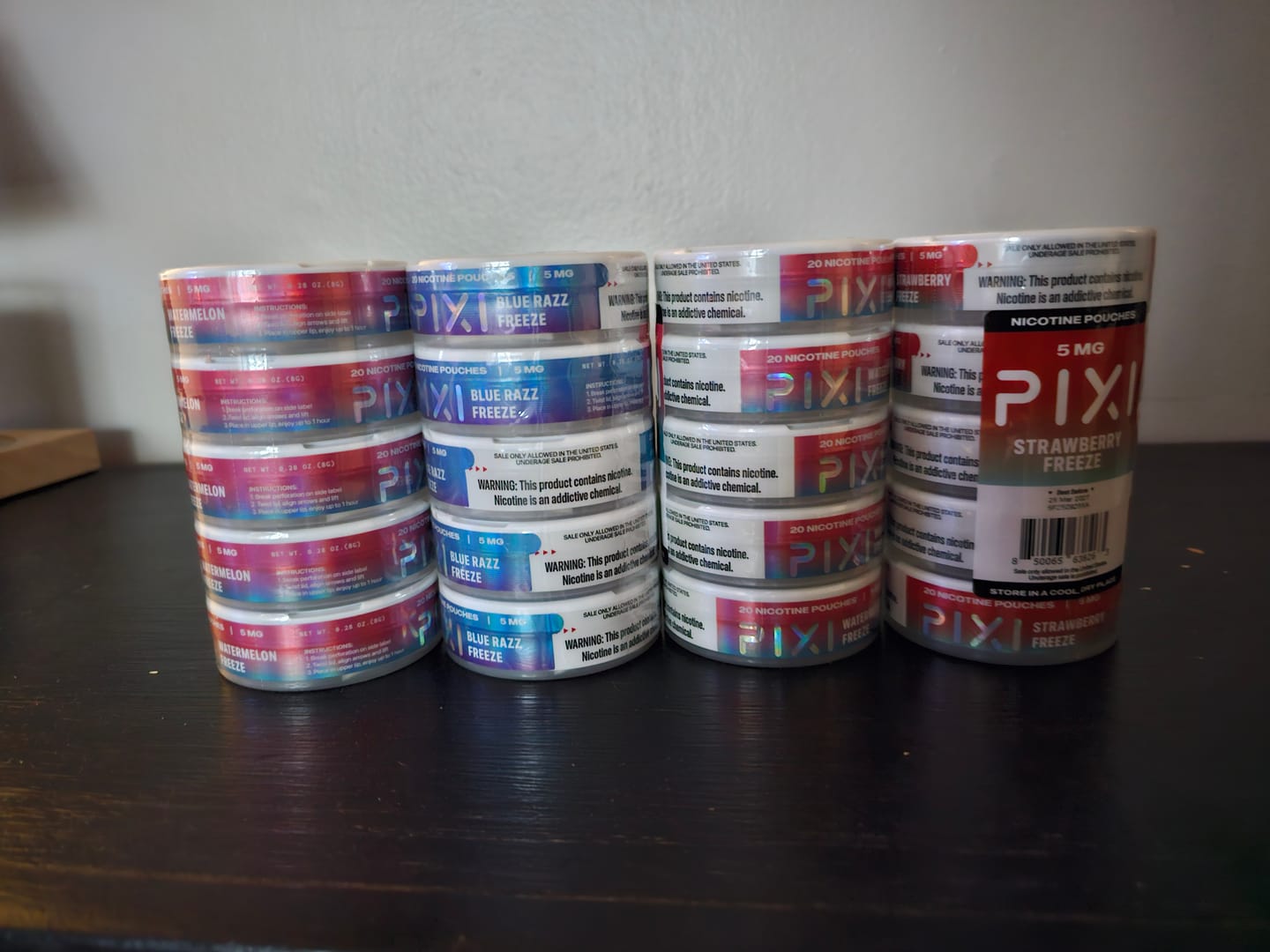 Customer photo review of PIXI Nicotine Pouches