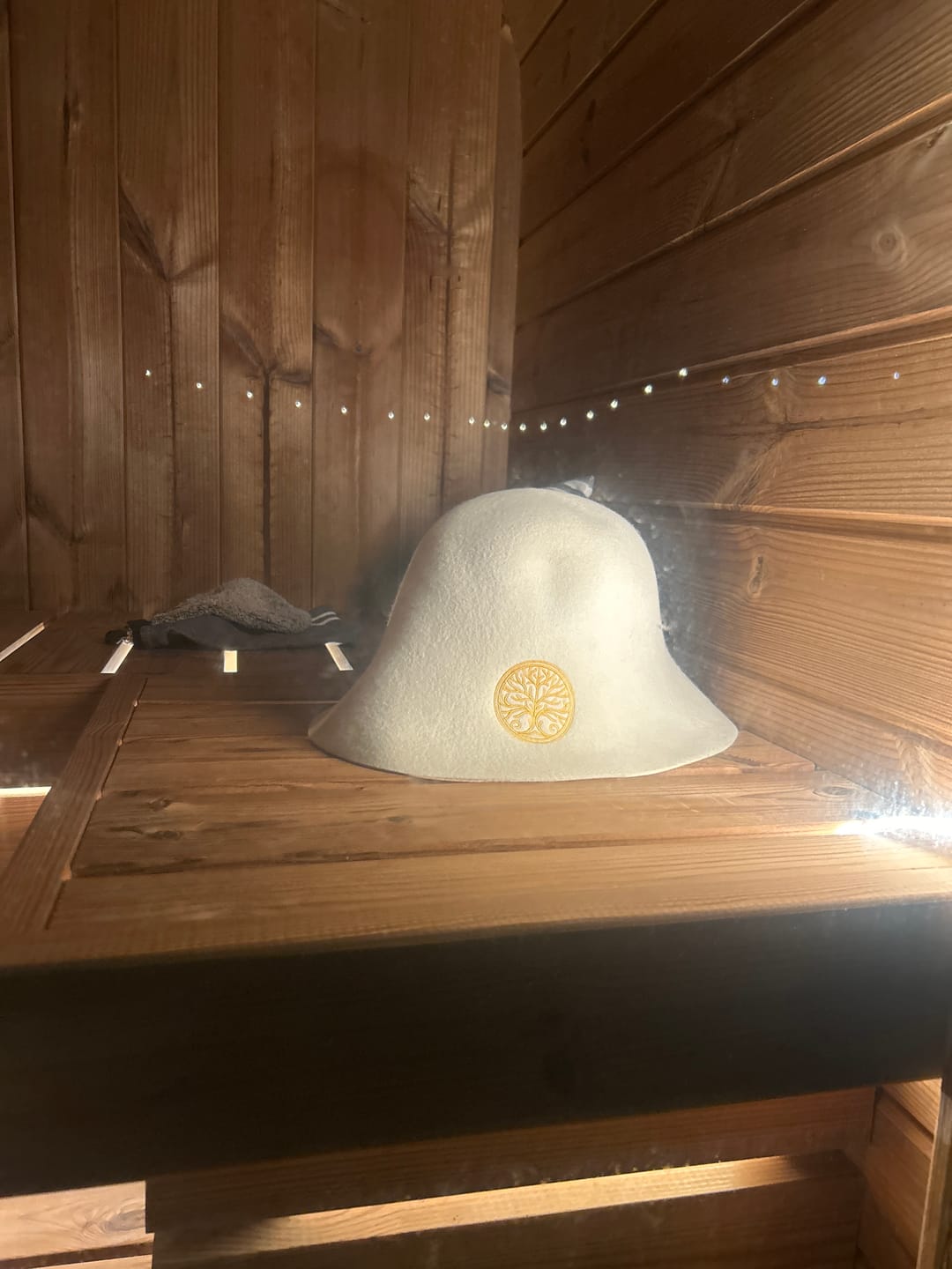 Customer photo review of Sauna hatt - 100% Merino Ull