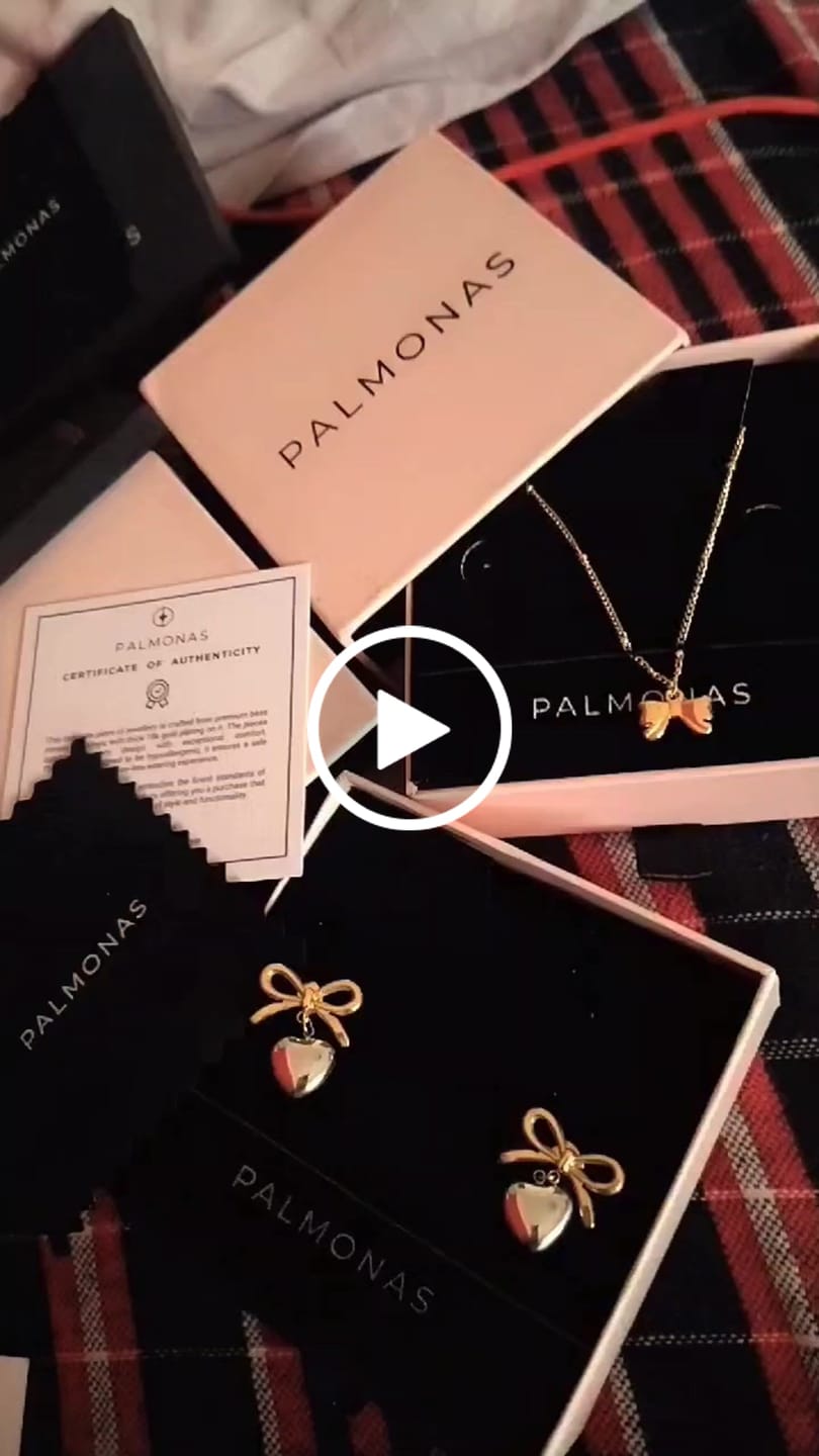 Customer video review of Bi-metal Wrapped With Love Heart Earrings