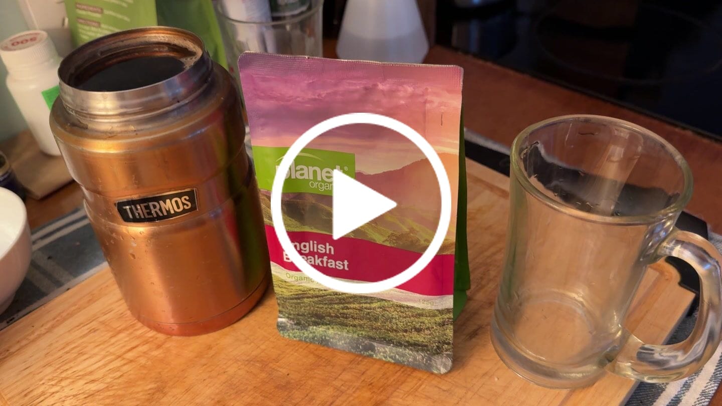 Customer video review of English Breakfast Loose Leaf Tea 125g - Certified Organic