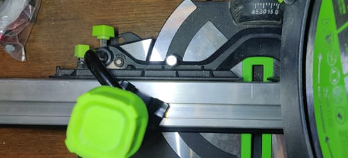 Customer photo review of Scie à onglet 210mm Evolution F210CMS avec lame multi-matériaux TCT