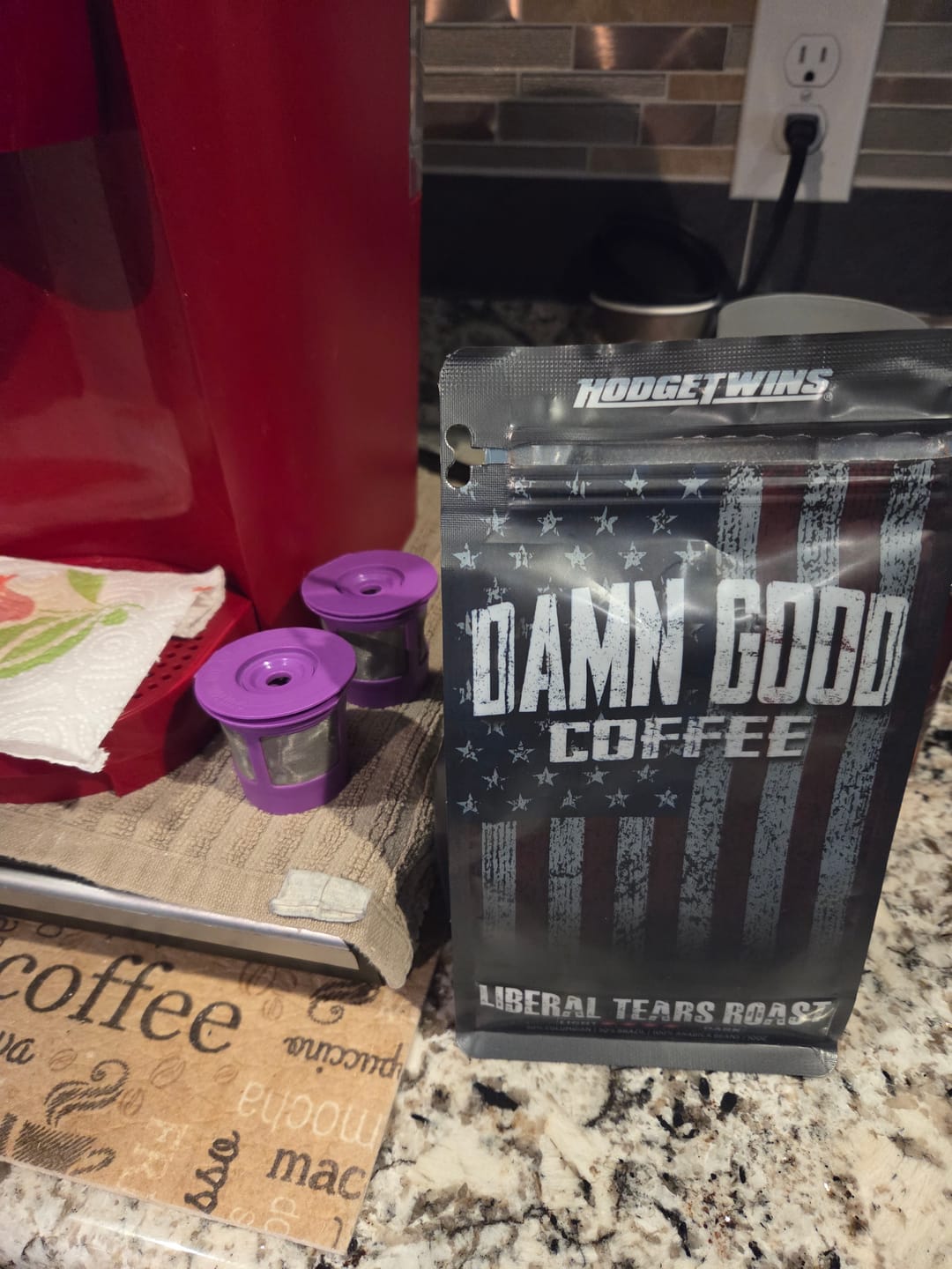 Customer photo review of Damn Good™ Coffee - Liberal Tears Roast