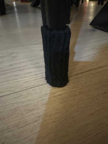 Customer photo review of Stuhlsocken 4er Set