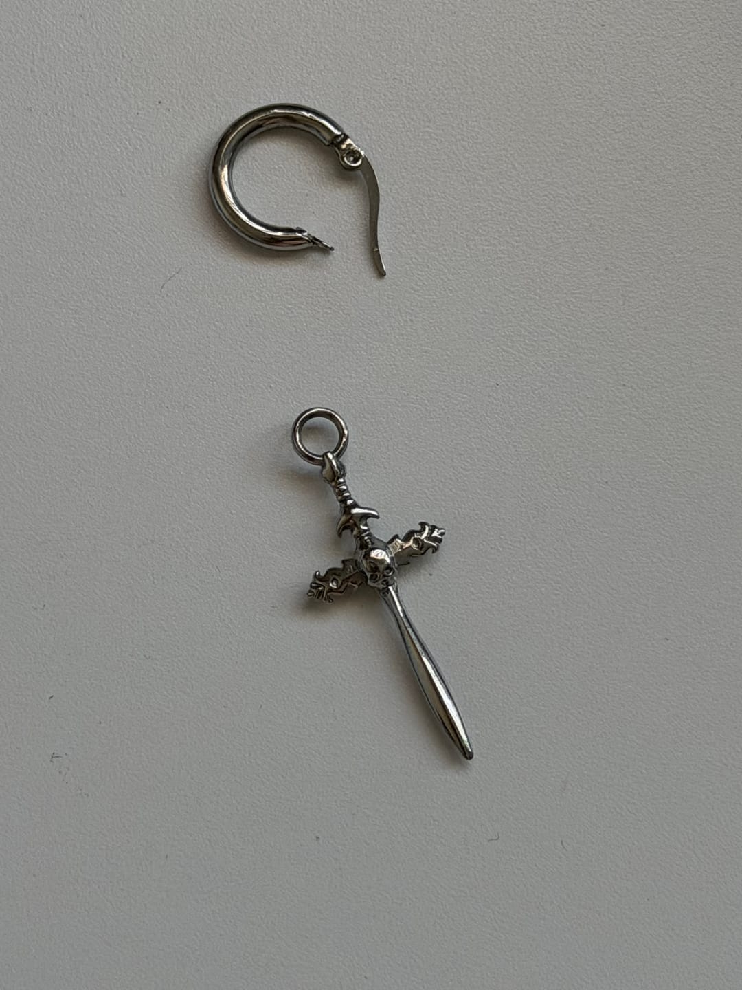 Customer photo review of DYT SWORD EARRING