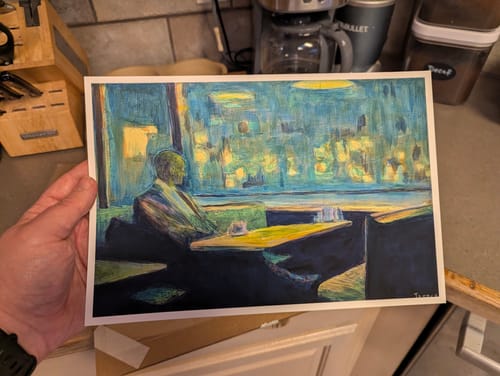 Customer photo review of 8x12 Giclee Fine Art Prints