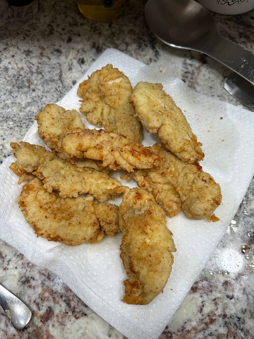 Customer photo review of Cousin T's Gourmet King Trump Fried Chicken Mix