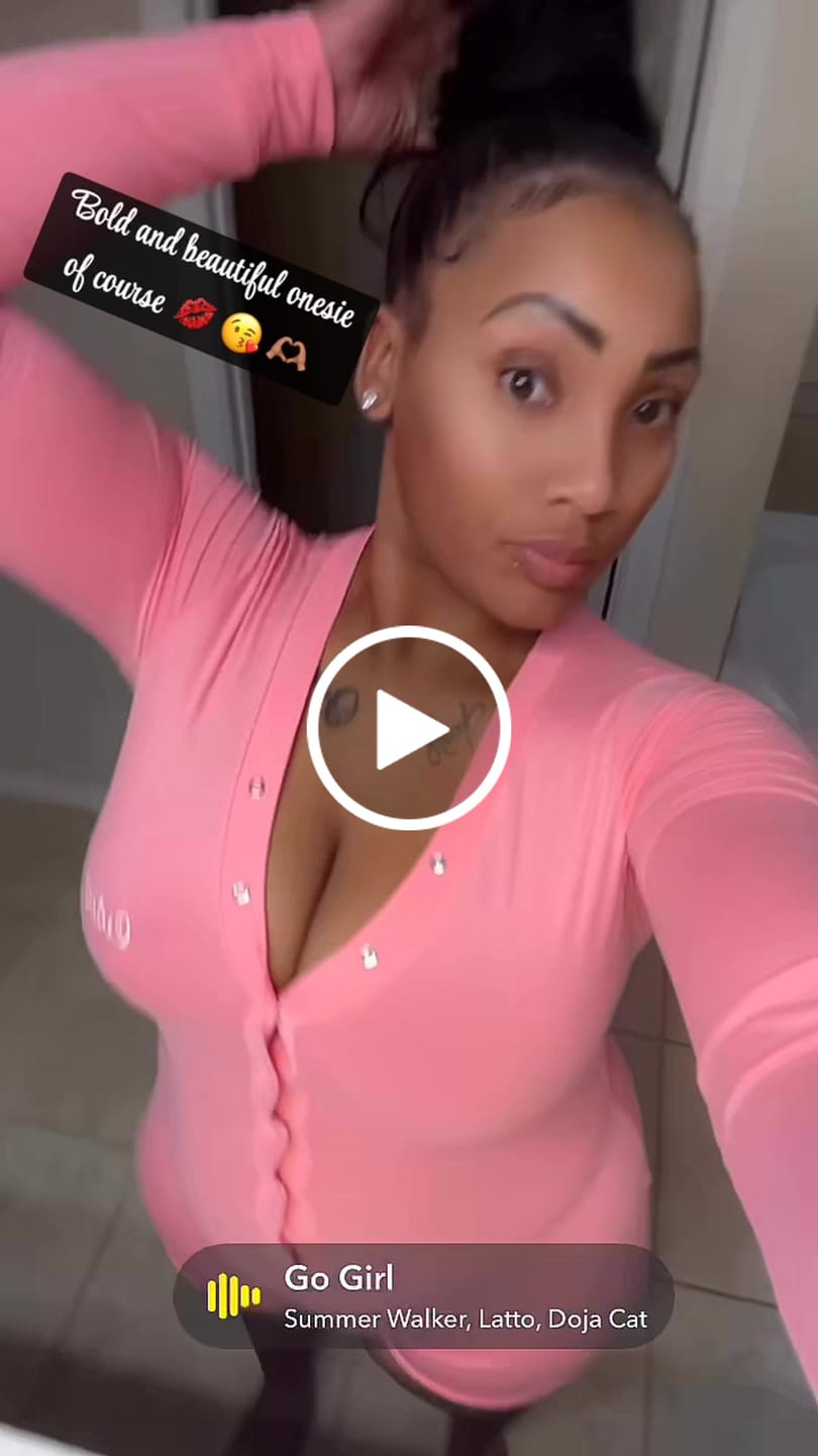 Customer video review of CUTESY ONESIE