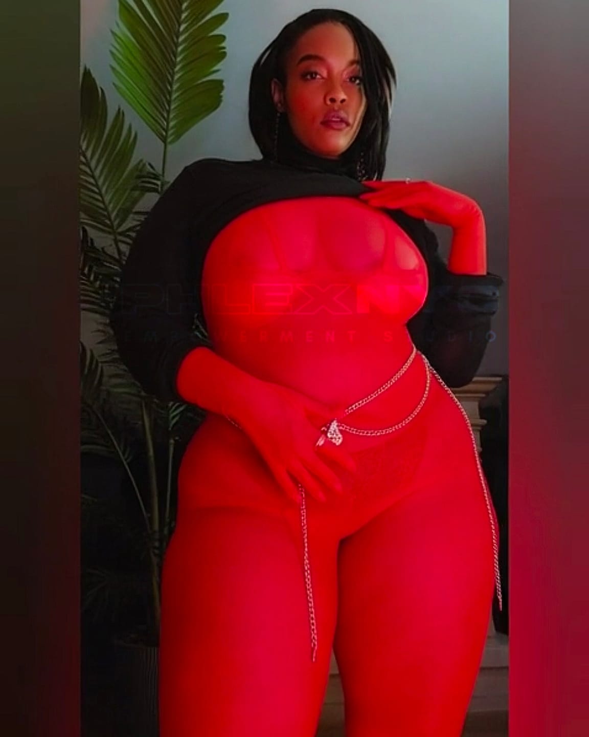 Customer photo review of Mesh Flavors Jumpsuit