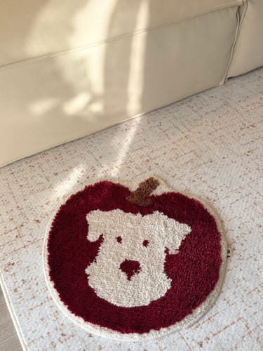 Customer photo review of Apple Bark Rug