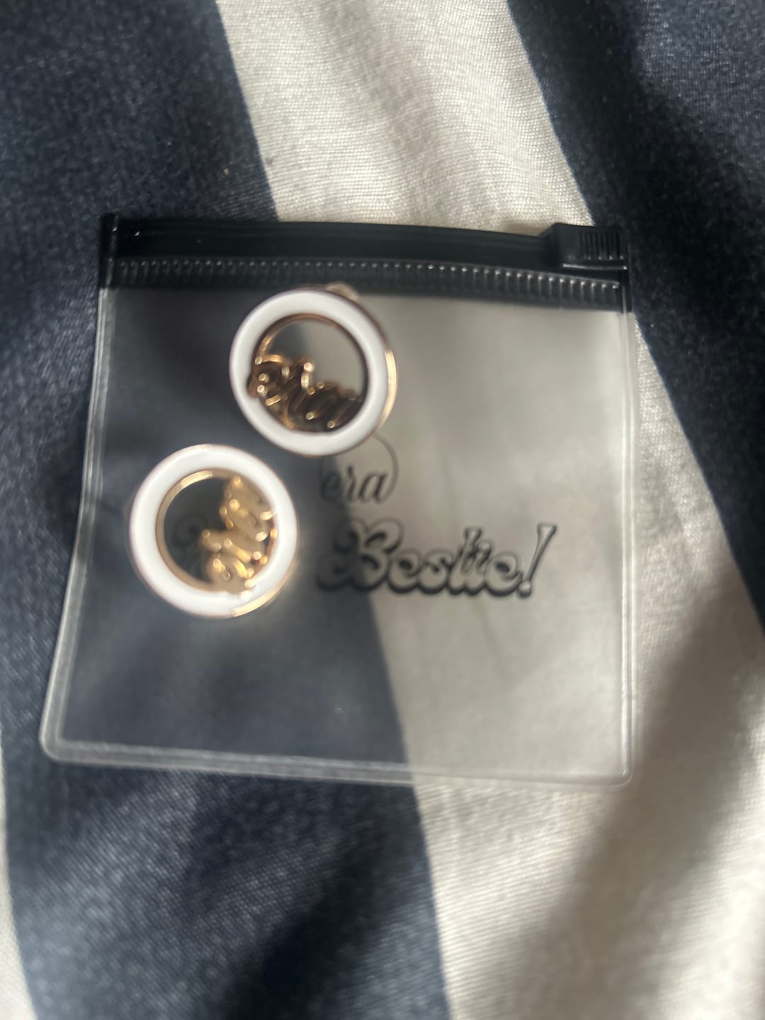 Customer photo review of Silver Diva Studs