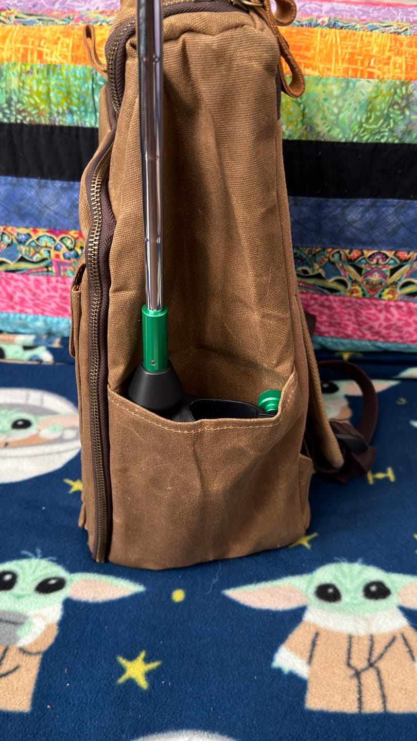 Customer photo review of DriVR Elite Chrome - Stepped Steel Weighted Golf Club  - Compatible with Quest 2, 3/3s, and Pro