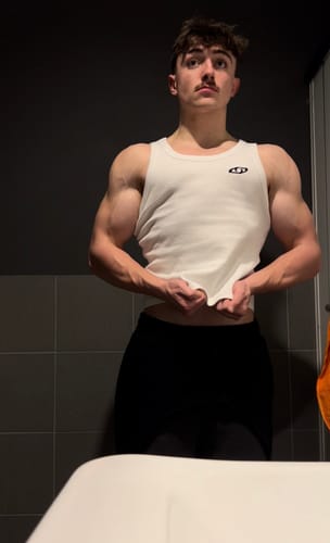 Customer photo review of Tank Top Waffle