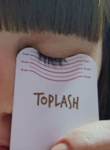 Customer photo review of Toplash eyelash and eyebrow growth serum — 3ml