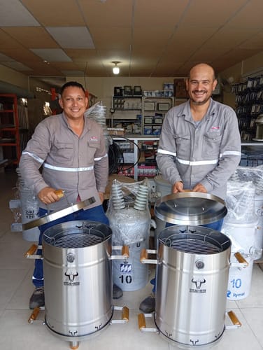 Customer photo review of Barril Asador/Ahumador 360° – Sabor Perfecto